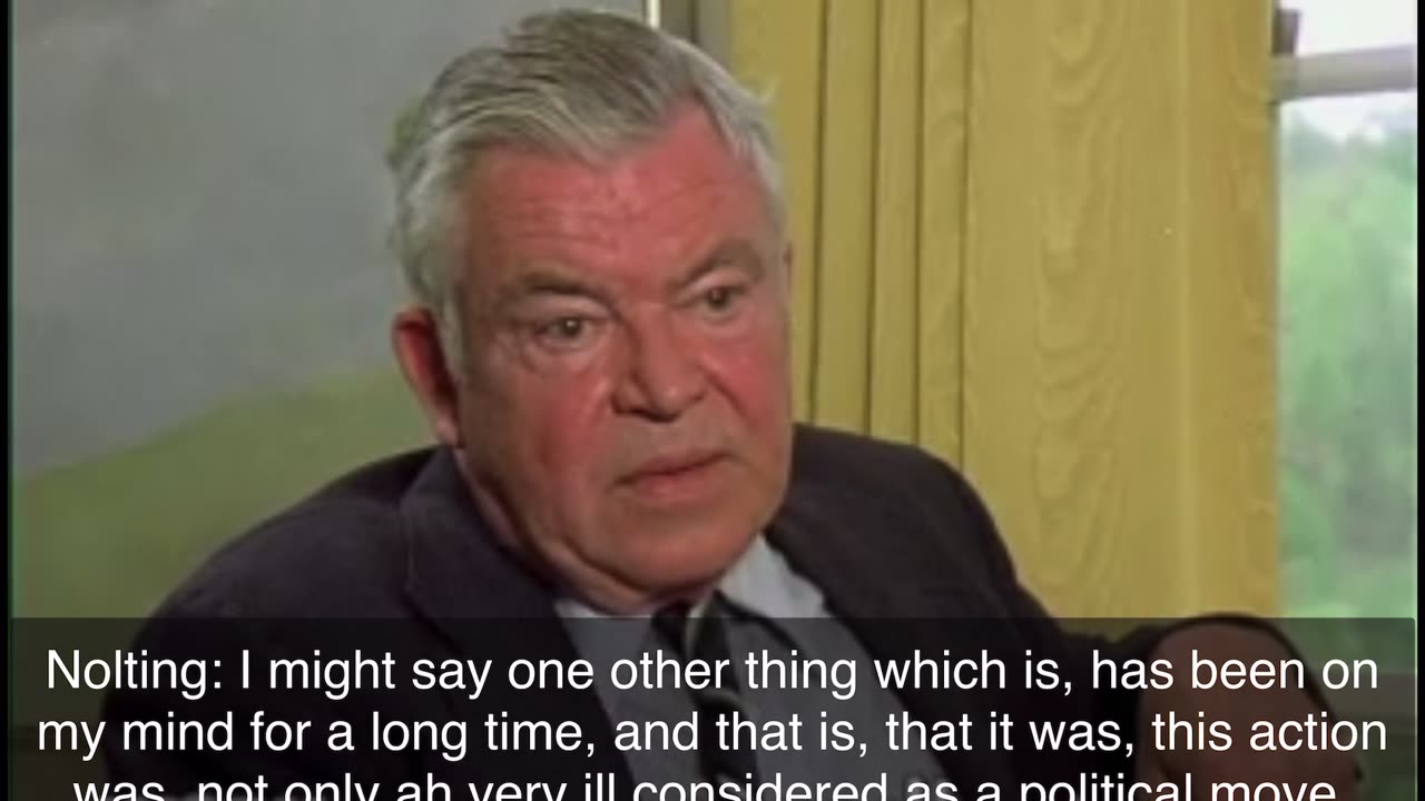 Interview with Frederick Nolting, 1981 - Last Excerpt