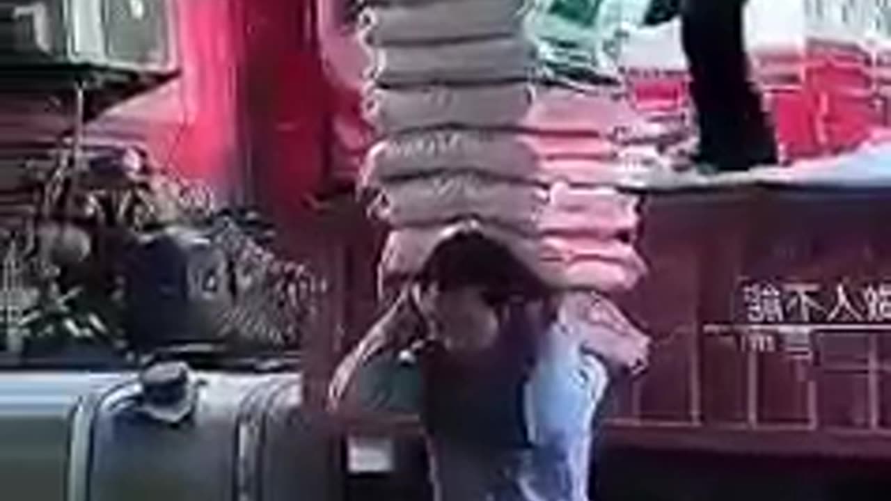 Chinese students are forced to watch videos of hard labor