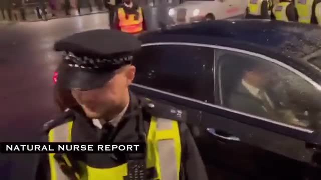 Bill Gates Greeted By Protestors After Dinner in London