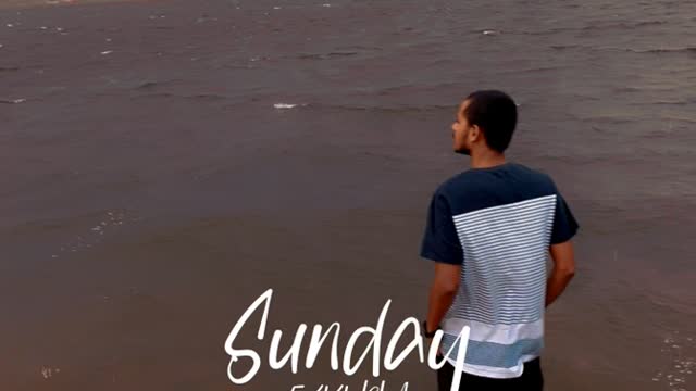 ENJOYING SUNSET NEAR DAM