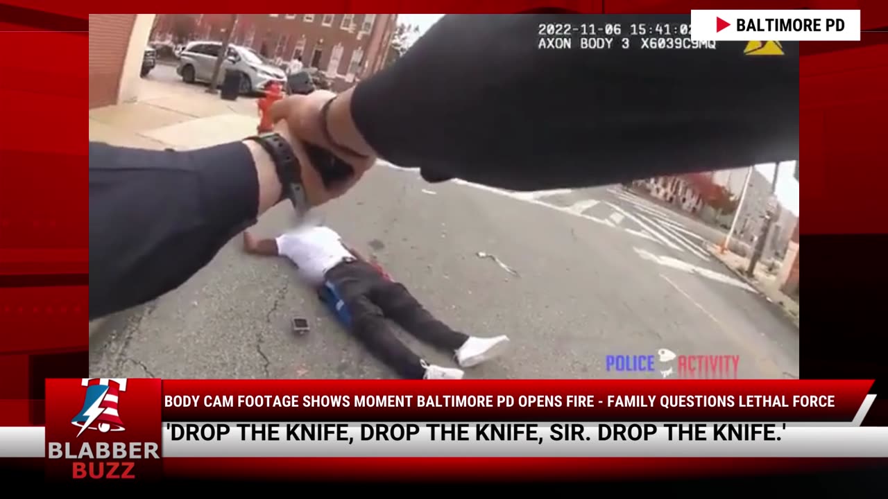 Body Cam Footage Shows Moment Baltimore PD Opens Fire - Family Questions Lethal Force