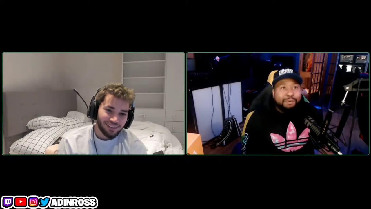 Adin Ross Gets DJ Akademiks To TAKE OFF His Hat... Hilarious