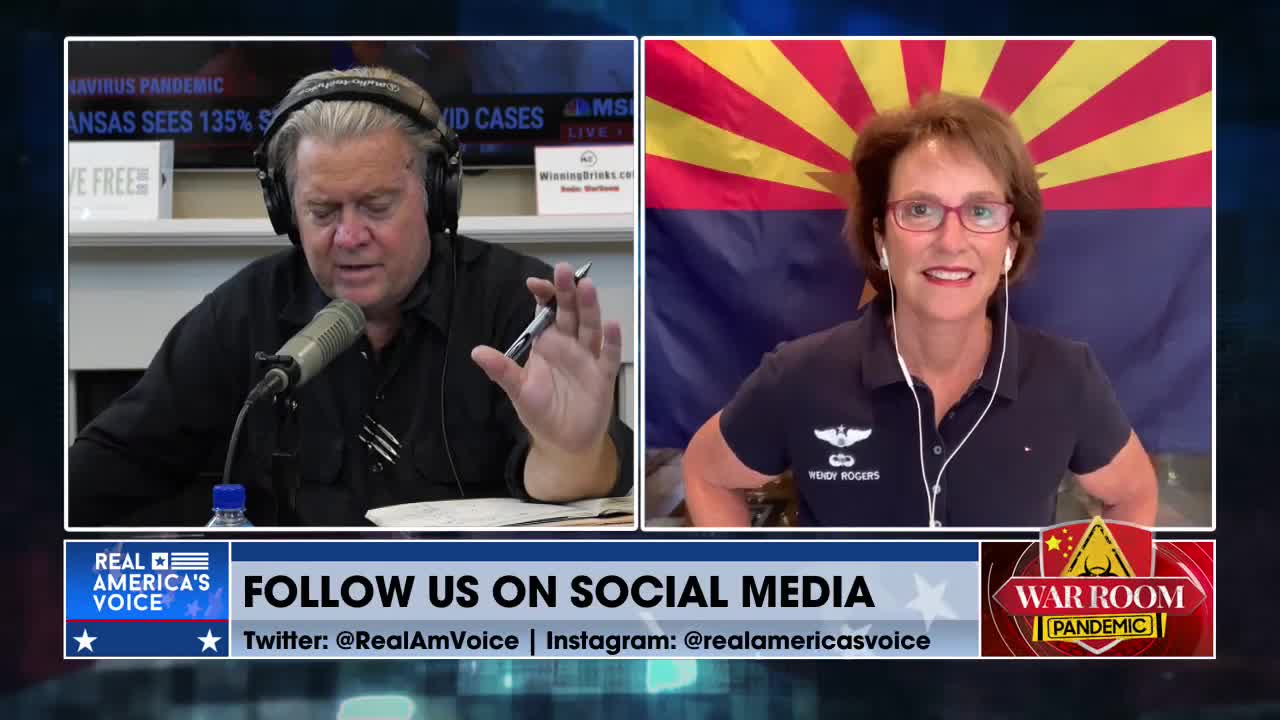Wendy Rogers Interview w/ Steve Bannon on Decertification
