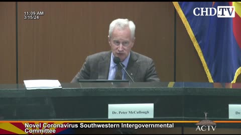 Dr. McCullough: "Virtually All the Deaths Occurred in the Hospital"