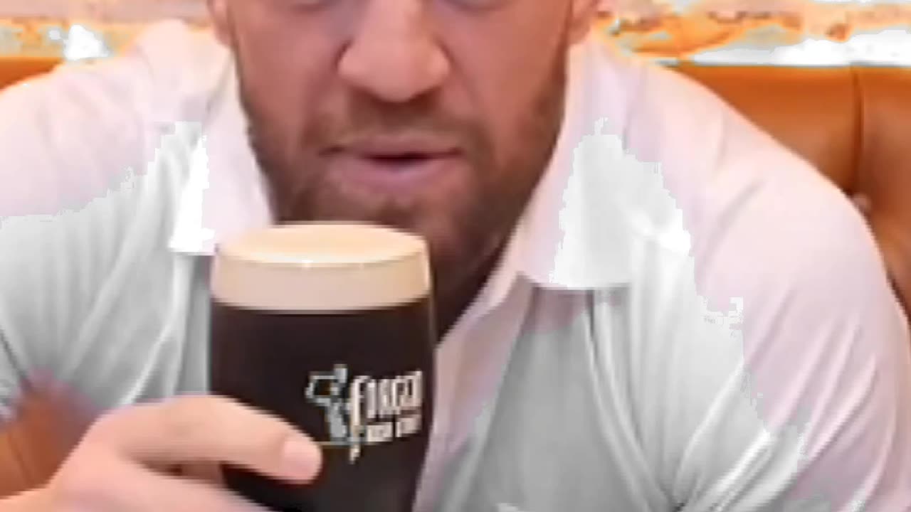 McGregor resisted the pint