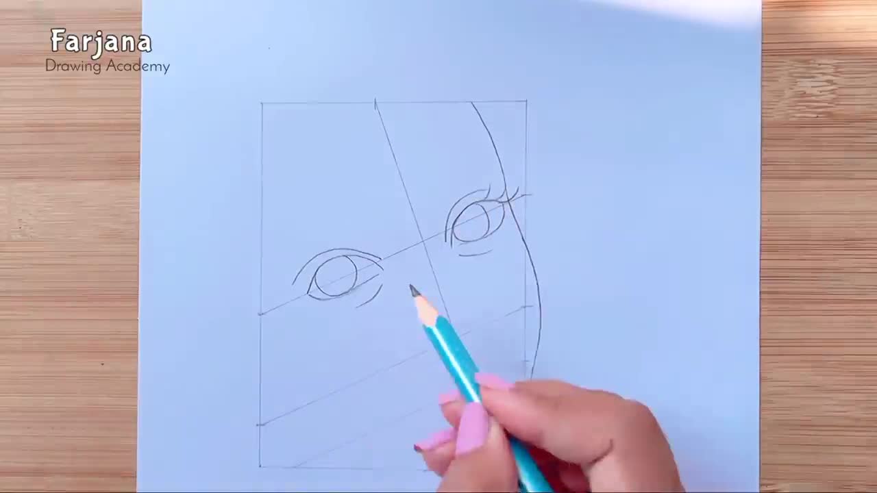 A Cute Face - Drawing Tutorial || How to draw a girl - Step by step || Pencil Sketch