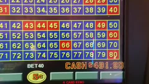 winning again on four card keno i cant lose new stragedy