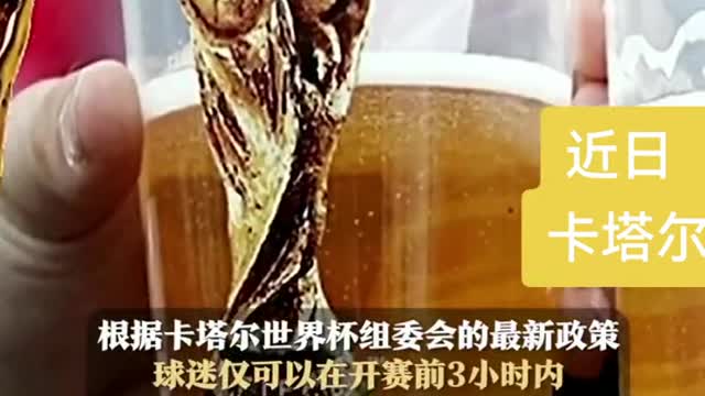 The prohibition of Qatar!Giant budweiser in liquorFans have to zone out,