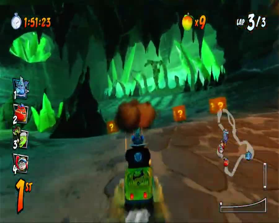 Mystery Caves Nintendo Switch Gameplay - Crash Team Racing Nitro-Fueled