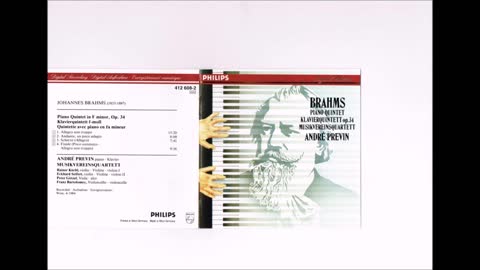Brahms - Piano Quintet Previn Vienna Musikverein SQ
