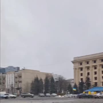 Another video with the consequences of a strike in the center of Kharkov