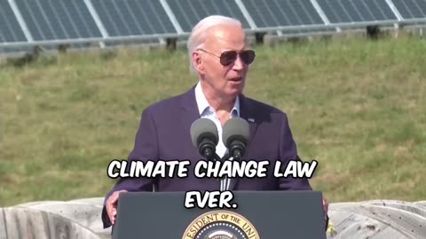 Biden accidentally admits the Inflation Reduction Act did not for Inflation