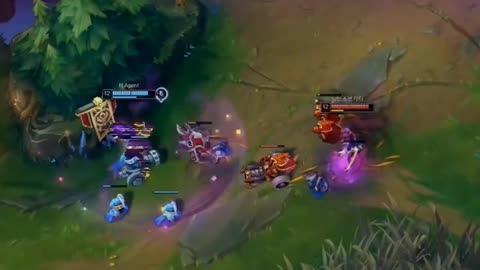 League of Legends game Korean service king operation clip