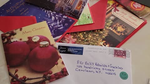 CHRISTMAS FAN MAIL from another YOUTUBE CHANNEL