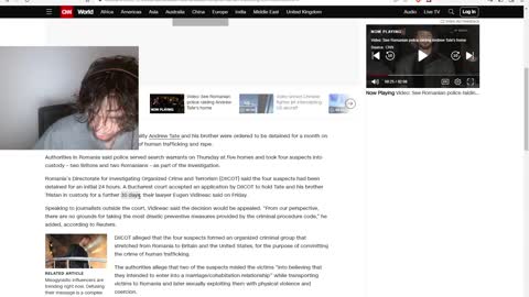 TATE WILL BE DETAINED FOR A MONTH