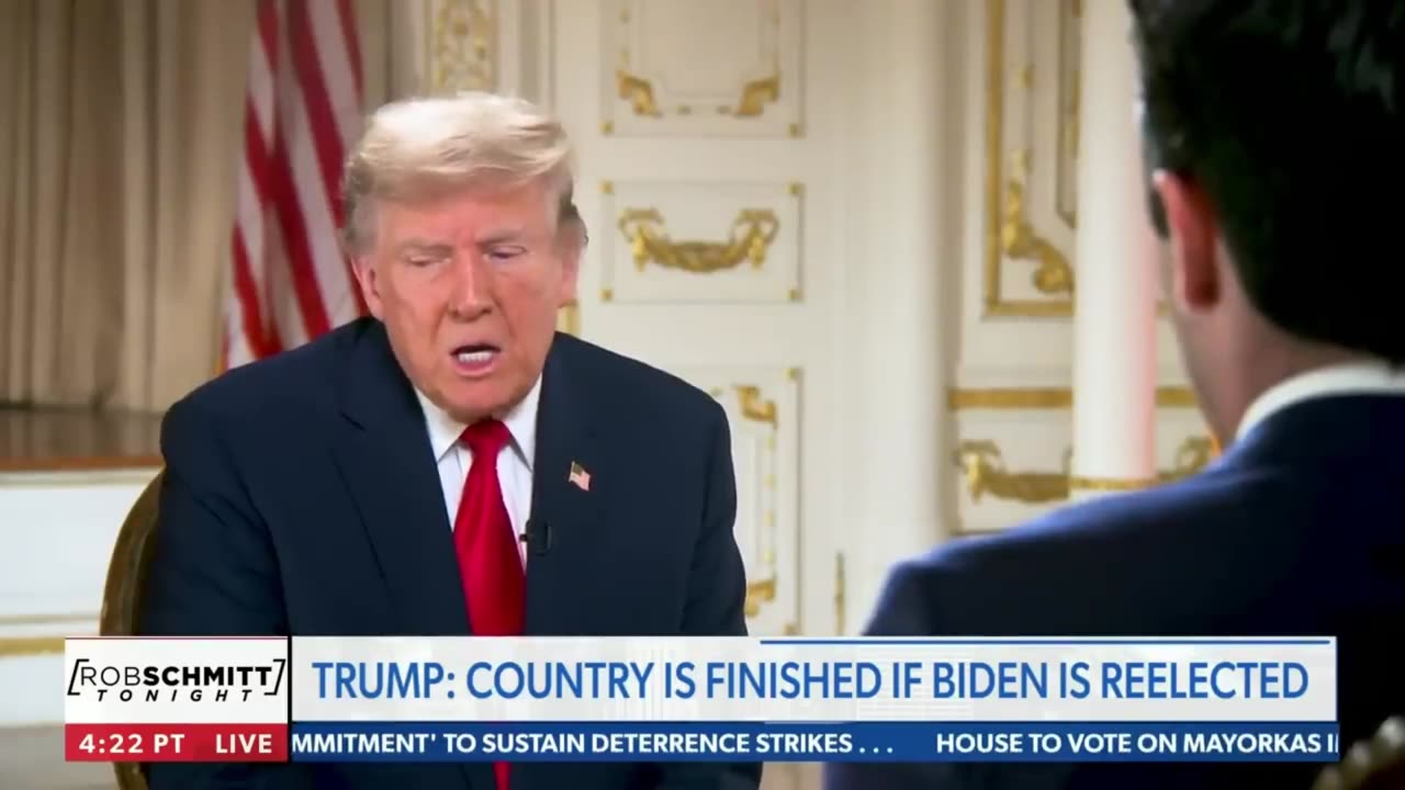 Trump interview on Newsmax Feb 5, 2024