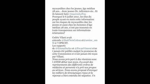 Députés et sénateurs SAVAIENT mais ils ont sacrifié la santé des Français