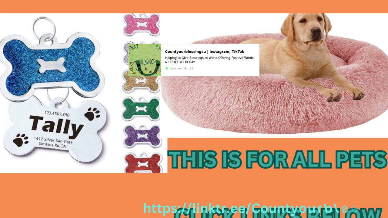 DOG SUPPLIES DOG TREATS PET TAGS ID