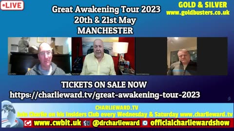 THE GREAT AWAKENING TOUR 2023 WITH CHARLIE WARD, SIMON PARKES & DAVID MAHONEY