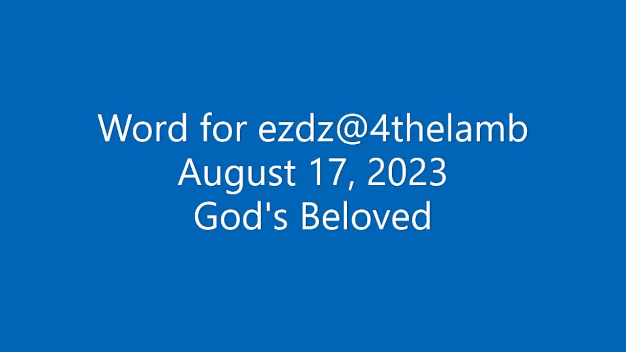 Gods Beloved