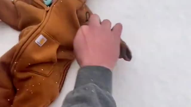 First Snow Angel for Baby Part 03