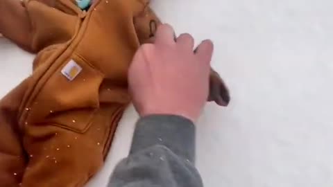 First Snow Angel for Baby Part 03