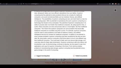 WRITE BLOG ARTICLES IN SECONDS using AI
