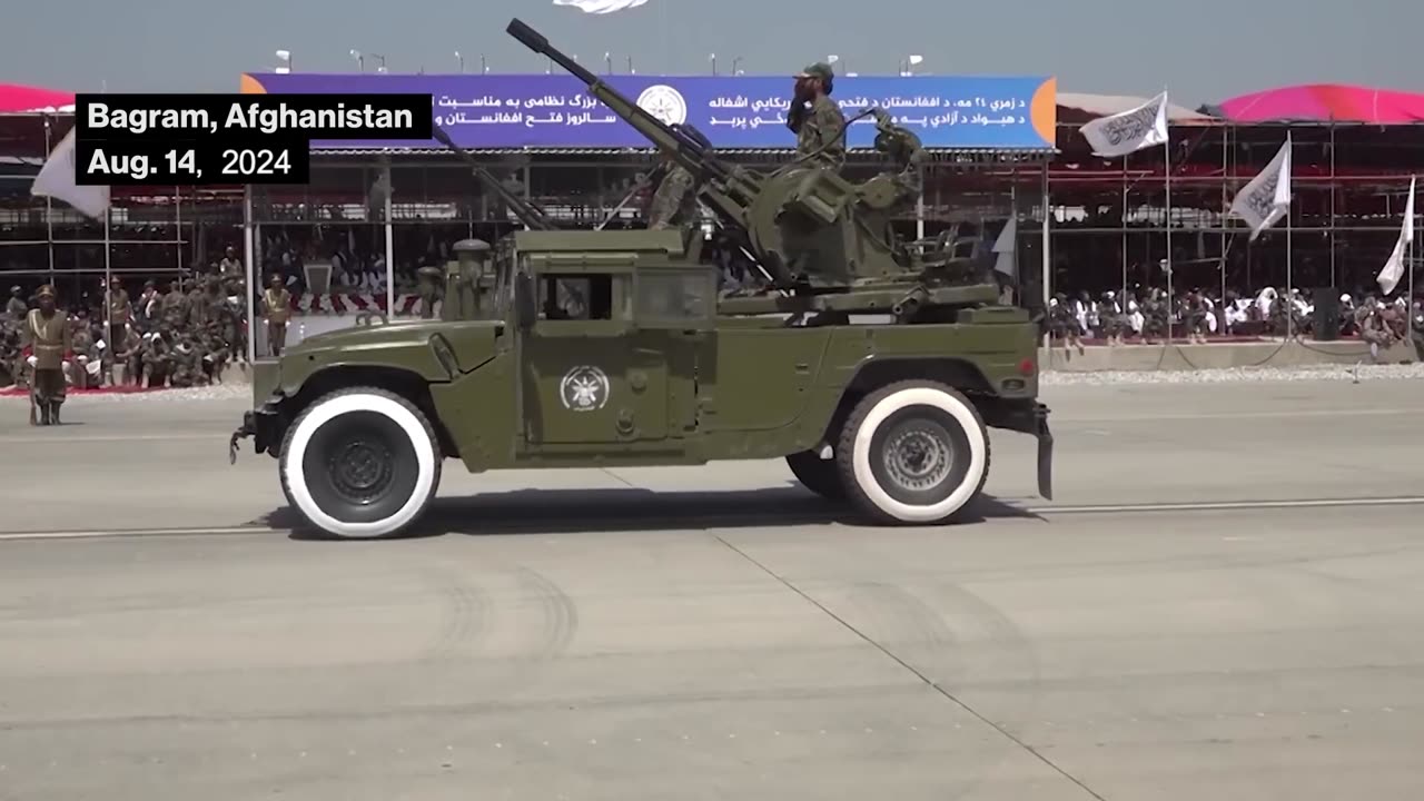 Kamala Harris Biden Pullout Leads to Parade of Billions in US Military Weaponry Taliban