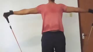 Slicers Shoulder Exercise With Resistance Bands At Home (22 March 2023)
