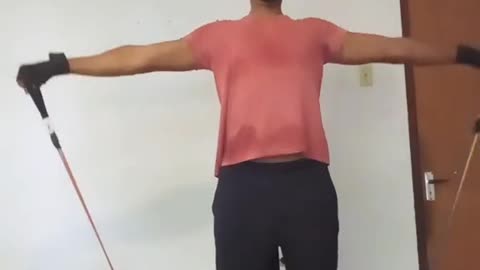 Slicers Shoulder Exercise With Resistance Bands At Home (22 March 2023)