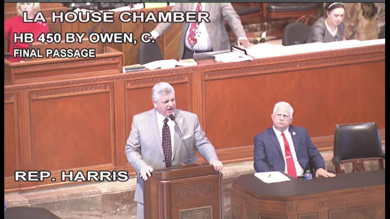 Representative Lance Harris, Compelling Comments on House Bill 450