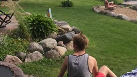 Tiny Trampoline Take Down