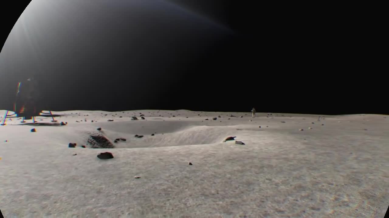 (LAST JEDI) Walking on the Moon with (PlayStation VR Headset) Apollo 11 experience