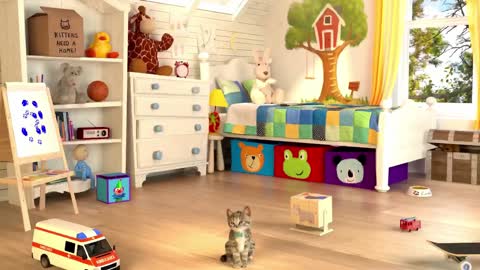 CAT IN REAL LIFE, Little funny Kitten My Favorite Cat, Cute Kitten
