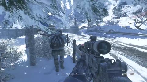 Call of Duty Modern Warfare 2 Remastered Winter Sniper Mission