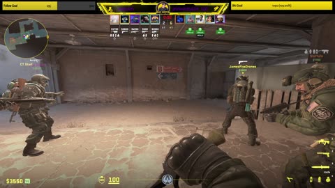 Me tanking all the rounds - CS2