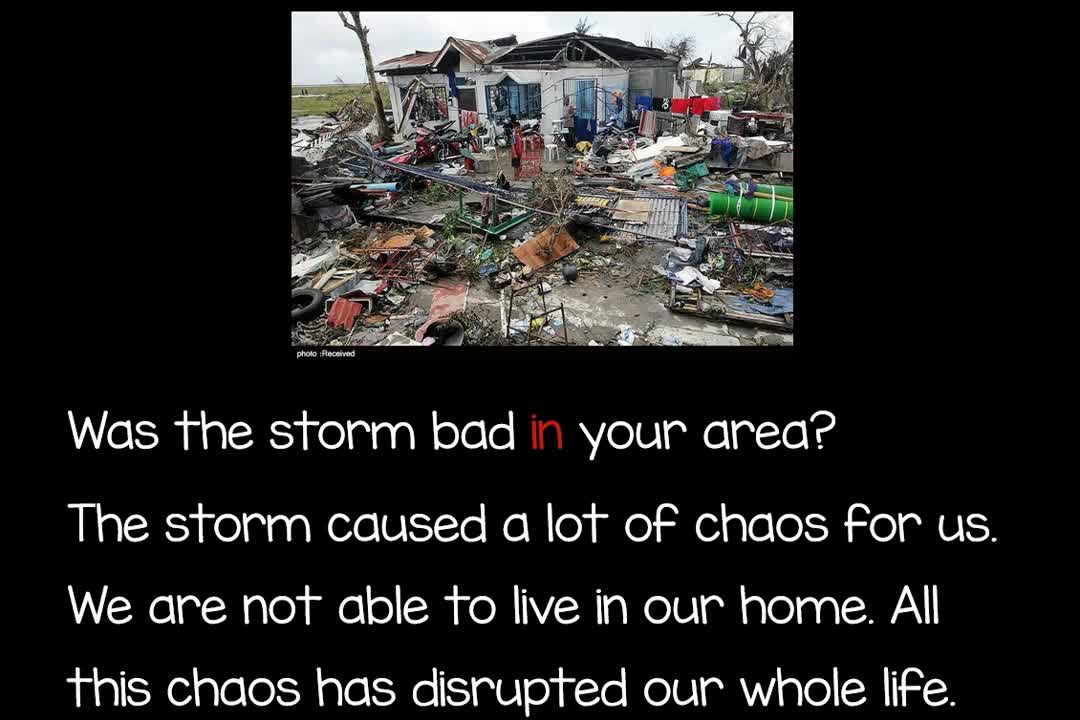Was the storm bad in your area?