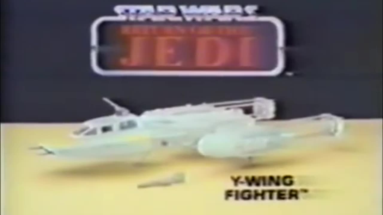 Star Wars 1983 TV Vintage Toy Commercial - Return of the Jedi Y-Wing Fighter