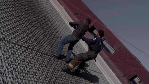 Severide and 51 Rescue a Motorcyclist Stuck on a Bridge _ NBC’s Chicago Fire