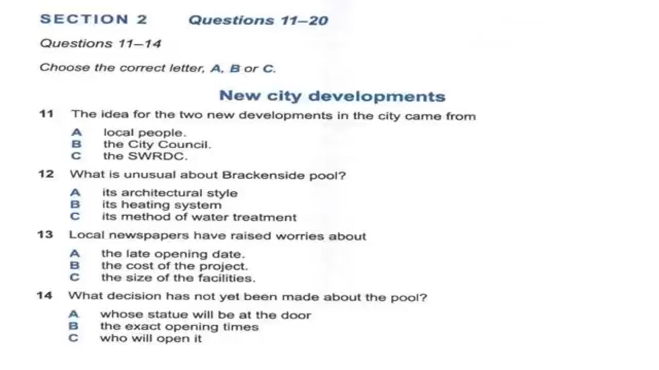 IELTS test 2
