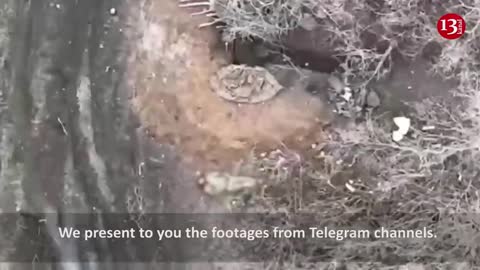 Drone chases a group of Russians to their "nest”, does not allow them to hide
