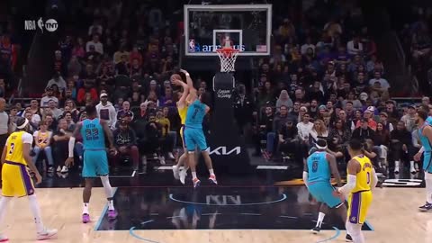 Devin Booker received a flagrant 1 after this foul on Austin Reaves.