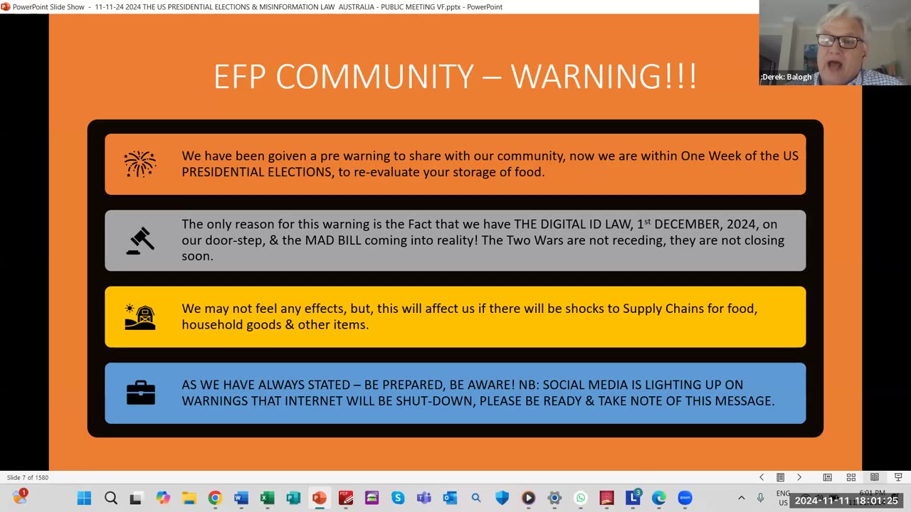 November 11: EFP Exposing the Corruption The Property Seminar