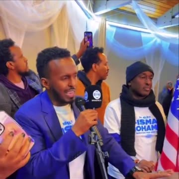 Ohio Rep. Ismail Mohamed delivered his victory speech… What do you notice?