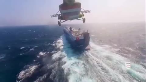 Yemeni Houthis Hijacking the Galaxy Leader ship in Red Sea