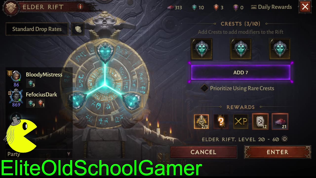 Diablo Immortal - Blood Knight Gameplay - Levels 60 Paragon level 74-100