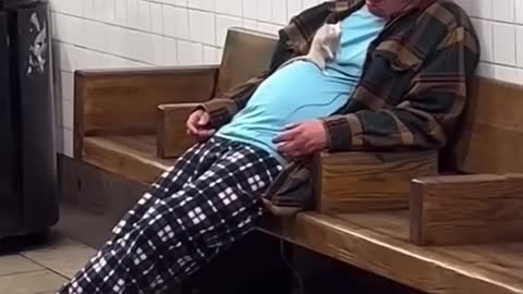 Why you should never fall asleep in New York Subway Station