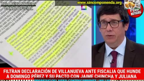 JOSÉ DOMINGO PÉREZ TERMINÓ TRAUMADO CON EL INTERROGATORIO QUE QUISO HACER A VILLANUEVA