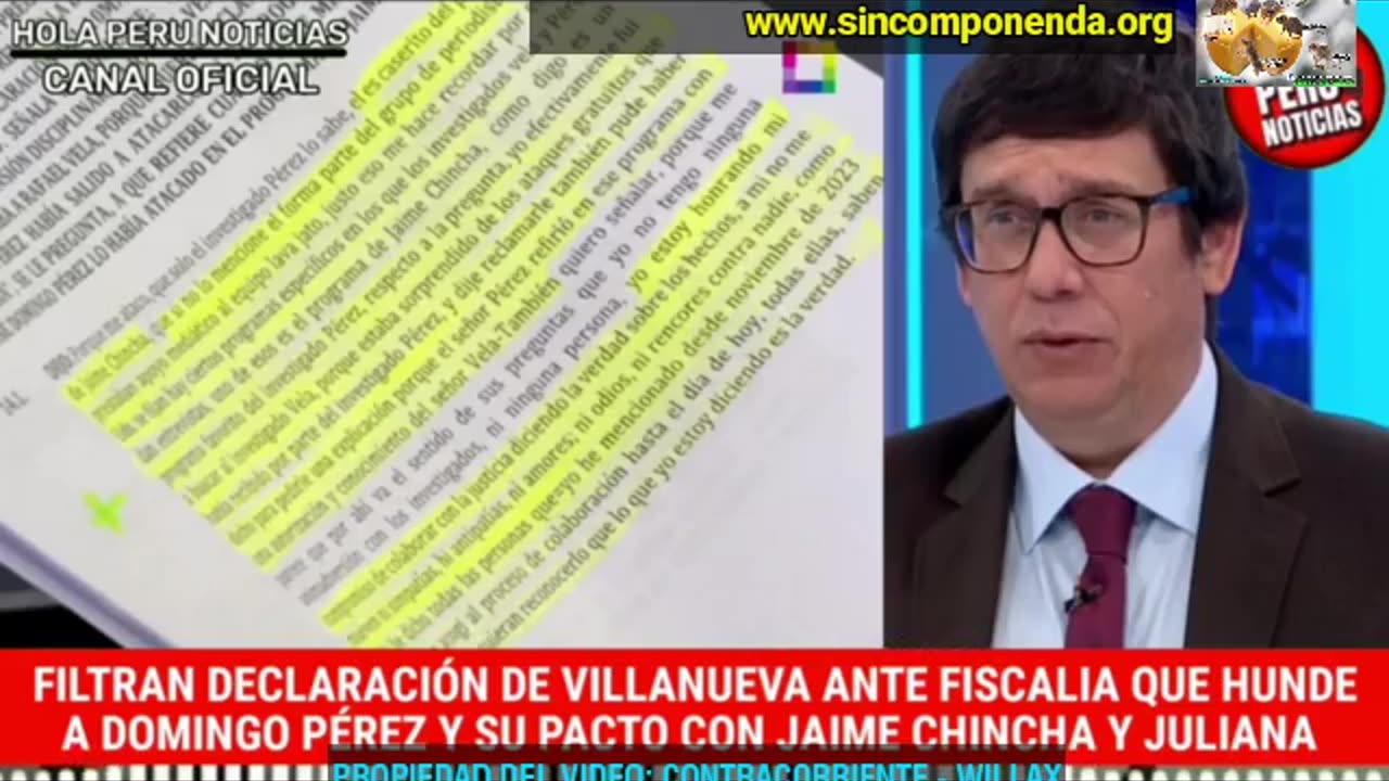 JOSÉ DOMINGO PÉREZ TERMINÓ TRAUMADO CON EL INTERROGATORIO QUE QUISO HACER A VILLANUEVA