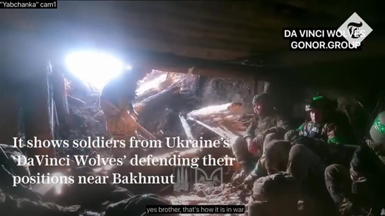 Ukrainian soldiers fight off Russians in battle for Bakhmut - _Orcs jumped into our trenches_